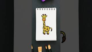 Easy Giraffe Drawing for Kids