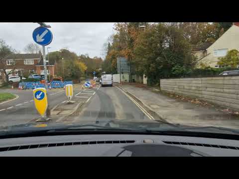 Clockhouse Double Roundabout, Right & straight on to Rectory Rd. Farnborough Driving Test Route Help