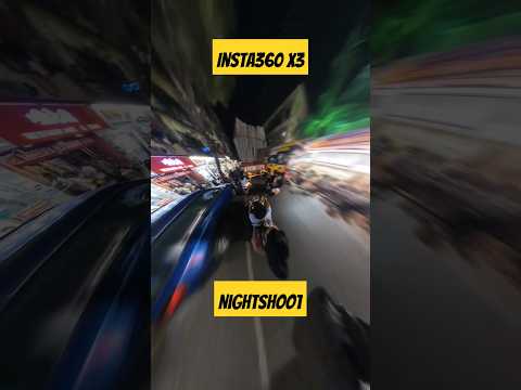 Insta360x3 Night shoot | Best Action Camera in 2024 #insta360x3 #insta360 #shorts #insta360video