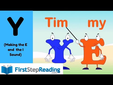 Letter Y as a Vowel Sound / Y as E and I / Beginning Reader Phonics Lesson, Kindergarten, Exceptions