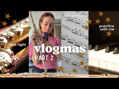 come with me to rehearsal 🎶🎄 vlogmas part 2