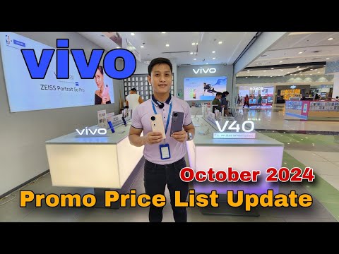 VIVO Promo Price List Update October 2024 | Vivo V40 | Vivo V30 Series | Y Series