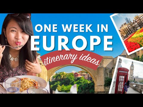 HOW TO SPEND A WEEK IN EUROPE | 40+ Efficient One Week Europe Trip Itineraries to Steal!