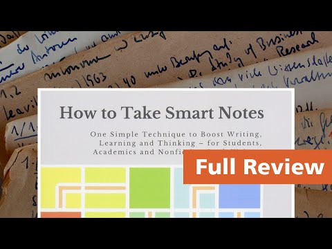 How To Take Smart Notes