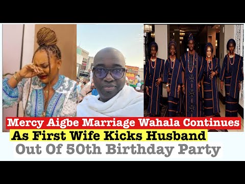 Mercy Aigbe's Polygamy Wahala Continue As First Wife Kicks Husband Out Of Her 50th Birthday Party