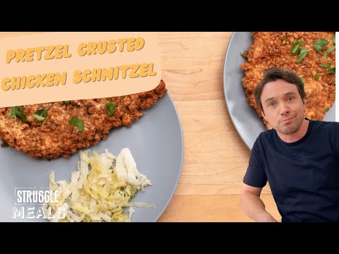 Pretzel Crusted Chicken Schnitzel on a Dime