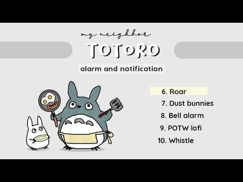 My Neighbor Totoro Ringtones | alarm and notification