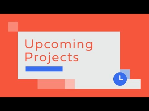 Upcoming Projects - Project Management Video Template