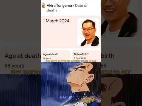 Akira Toriyama Is Death 🔥#akira #akiratoriyama #dbz #dbs #viral