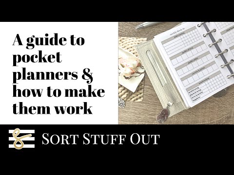 A Guide to Pocket Planners - Tips to Make Them Work - Pocket Plus Comparison - UKPA Ring Planners