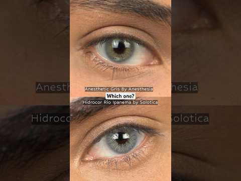 Green-Gray Colored Contact Lenses For Brown Eyes #solotica #coloredcontactlenses #beautytips