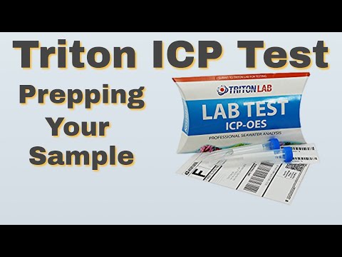 Triton ICP Test - Prepping your water sample - Why we are sending out a Triton ICP test October 2021