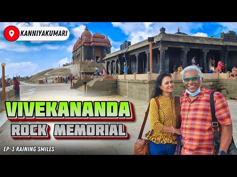 Visiting the MOST FAMOUS MONUMENT in Kanniyakumari, VIVEKANANDA ROCK MEMORIAL | Raining Smiles, Ep-3