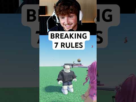 Breaking 7 Roblox Rules in 60 Seconds..