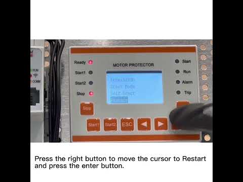 Acrel Electric | ARD2F Motor Protector—Setting of Anti Electric Shake & Restart