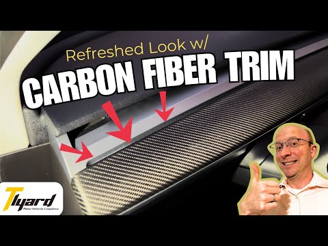 Tesla's NEW Look w/ Carbon Fiber Dash Trim for Model 3 / Y - Product Review - Tlyard