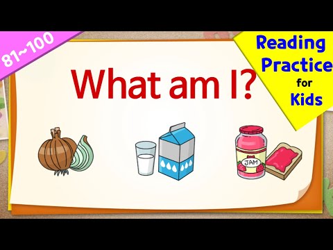 Easy Reading Practice for kids | What Am I Quiz (81-100)