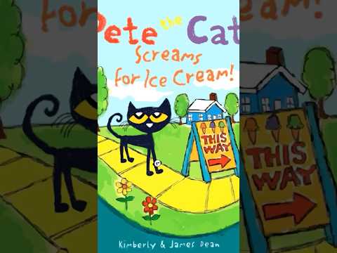 Pete the cat 🐈  screams for ice cream! Coming soon #childrensbook #animation #petethecat