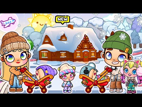 РЕЗИДЕНЦИЯ ДЕДА МОРОЗА 🎅🏰 в AVATAR WORLD ИСТОРИЯ 💕 РУТИНА СЕМЬИ 👨‍👩‍👧‍👦 ОБНОВЛЕНИЕ СЕРИАЛ