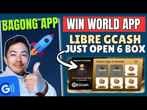 EVERYDAY JUST OPEN 6 BOX TO EARN FREE GCASH|WIN WORLD APP REVIEW|LEGIT EARNING GCASH APP#earningapp