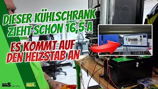 Dieser Kühlschrank zieht schon 16,5A | Es kommt auf den Heizstab an! | WCS Goch