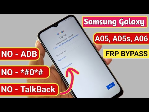 Without PC - Samsung A05, A05s, A06 FRP Bypass 2024 Android 13/14 Update✔️TalkBack Not Working