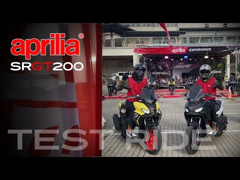 APRILIA SRGT200 Test Ride Experience at Circuit Makati