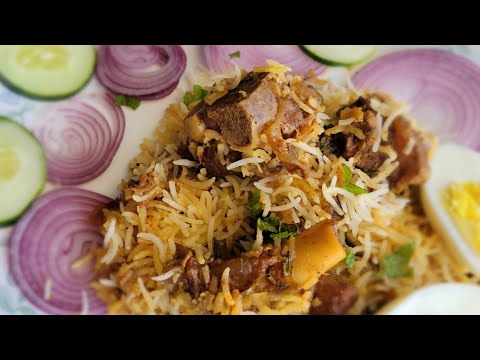 Hyderabadi Mutton Dum Biryani |Oven Style Spicy Biryani |