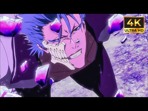 Grimmjow vs Askin Fight 4K (English Sub) - BLEACH Thousand-Year Blood War Part 3