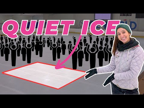 How To Practice On A Busy Ice Skating Session | Figure Skating