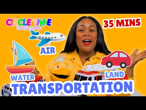 Cars, Trucks, Airplanes & More | Transportation | Preschool Lesson | Learn Words | Toddler Activity