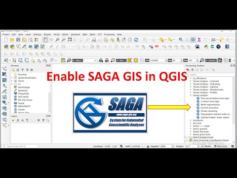 How to enable SAGA GIS in QGIS | SAGA GIS not showing in QGIS