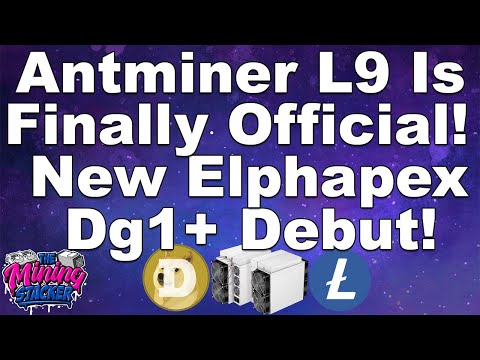 Bitmain Antminer L9 Is CONFIRMED !! New Elphapex DG1+ Specs Doge / Litecoin ASIC Mining Heating Up🔥