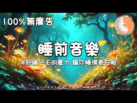 【100%無廣告音樂】睡前音樂 舒緩一天的壓力 讓你睡得更安眠 丨緩解壓力、焦慮和抑鬱情緒 治癒音樂丨1 hours relaxing music for sleep