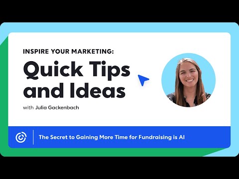 The Secret to Gaining More Time for Fundraising is AI | Constant Contact