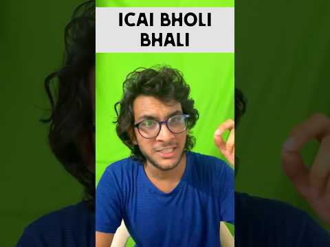 Bechari bholi bhali ICAI #icai #cafinal