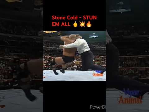 Stone Cold - STUN EM ALL 🖕💥🔥#stonecoldsteveaustin