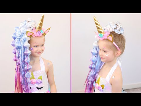 Get Magical With This Unicorn Halloween Hair Tutorial!