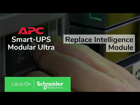 APC Smart-UPS Modular Ultra 5-20kW - How to replace the intelligence module