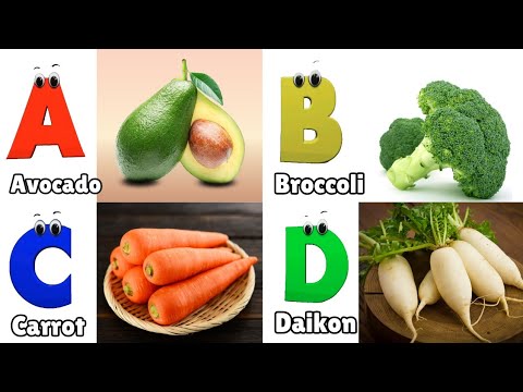 Vegetables ABC Song | Learn English Alphabet Letters | Phonics for Kids