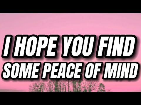 Kendrick Lamar - I hope you find some peace of mind in this lifetime (United In Grief) (Lyrics)