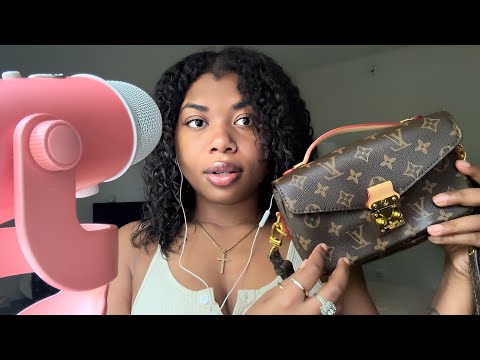 ASMR mouth sounds + LV bag tapping from www.timostore.ru! 👜💝