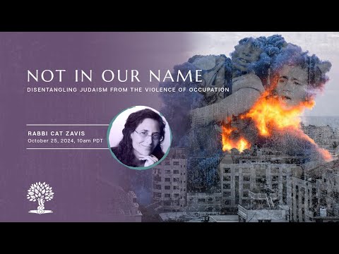 Not in Our Name: Rabbi Cat Zavis