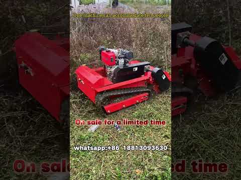 Remote control lawn mowers are on sale for a limited time.#remote control lawn mower#agricultural