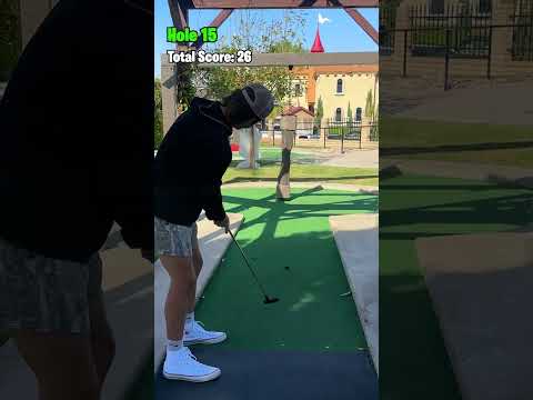 Can I Break A Mini Golf COURSE RECORD?? (Holes 13-18)