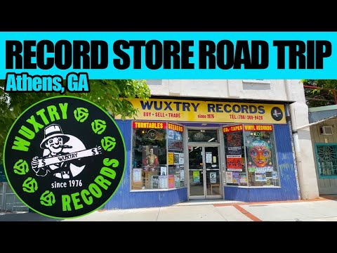 Wuxtry Records in Athens, Georgia and some R.E.M. landmarks.... #physicalmedia