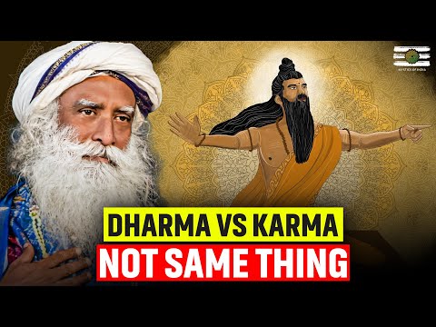 Must Watch| Dharma VS Karma - What's more Important? Sadhguru