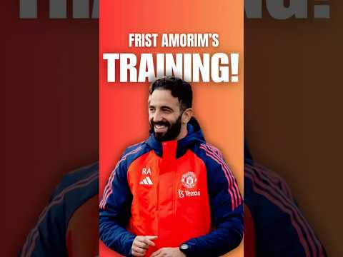 Amorim takes training! #manchesterunited #mufc #amorim #manunited