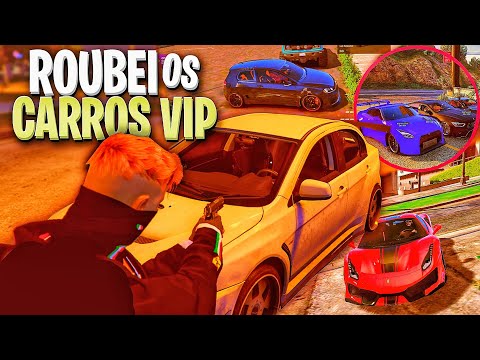 FIZ UM GRANDE ROUBO DE CARROS VIP NA BASE DO DESMANCHE GTA RP