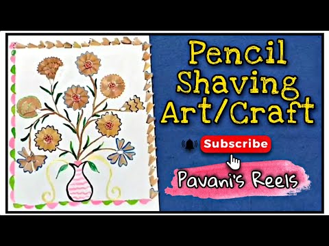 pencil shaving art# bestoutofwaste#pencileshavingart